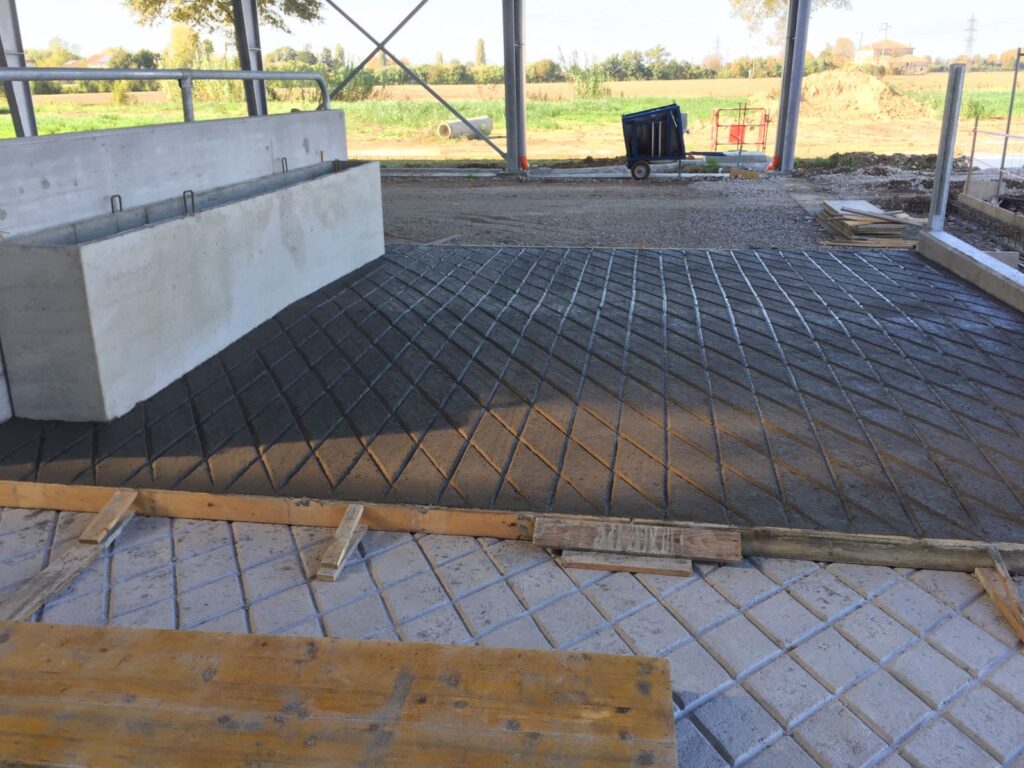 Pavimenti passaggi a rombi