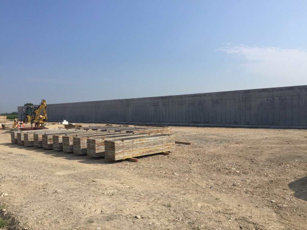 Trincea silos vista