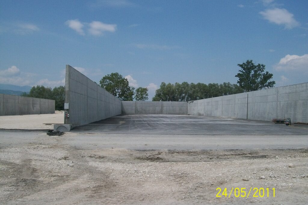 Trincea silos completa