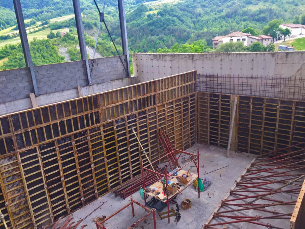 Vasca di stoccaggio in opera